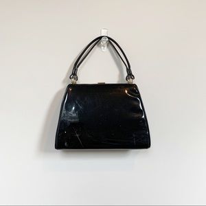 Vintage Dover Patent Leather Box Bag
